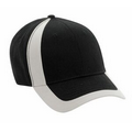 7 Panel Hook Shape Brushed Cotton Twill Cap